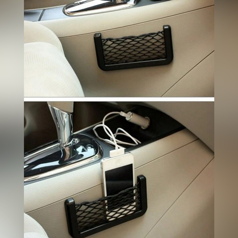 1PC Car Organizer Mesh Storage Net, Trunk Elastic String Cargo Storage Organizer - Picture 7 of 7
